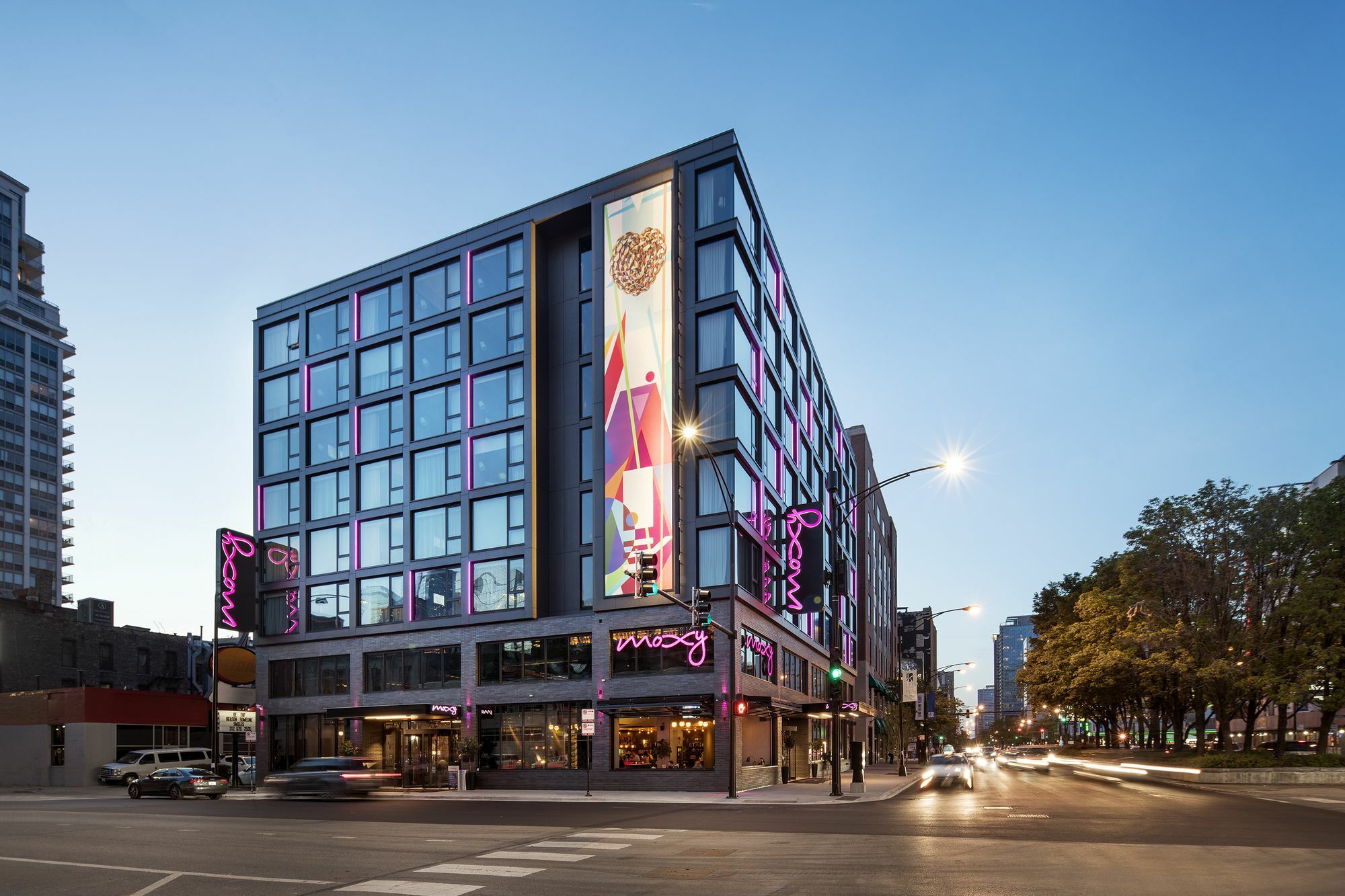 Hotel Moxy Chicago Downtown Exteriér fotografie