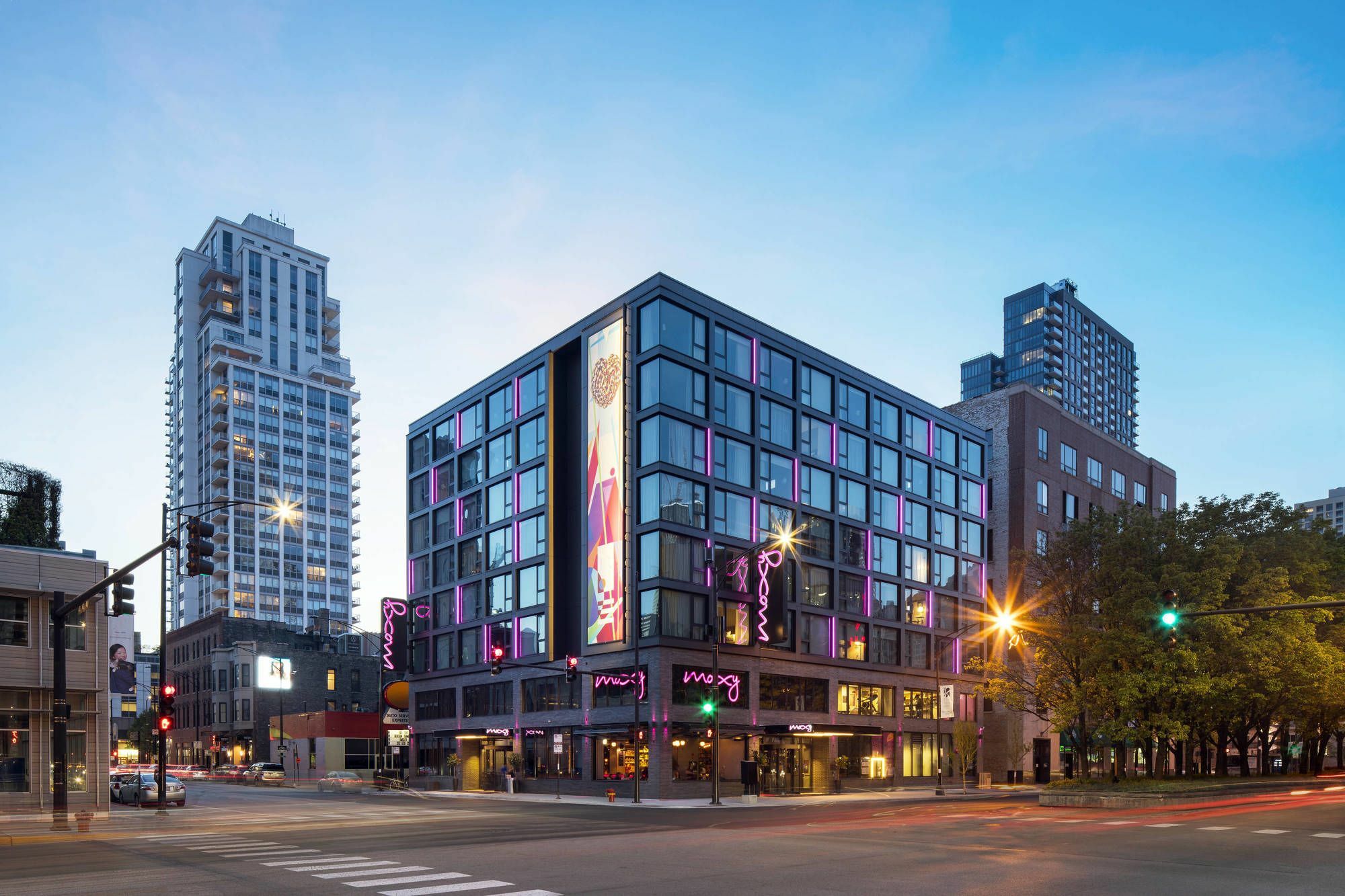 Hotel Moxy Chicago Downtown Exteriér fotografie